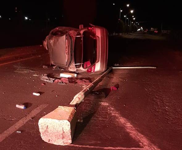 Chocan aparatosamente en la salida a Chihuahua