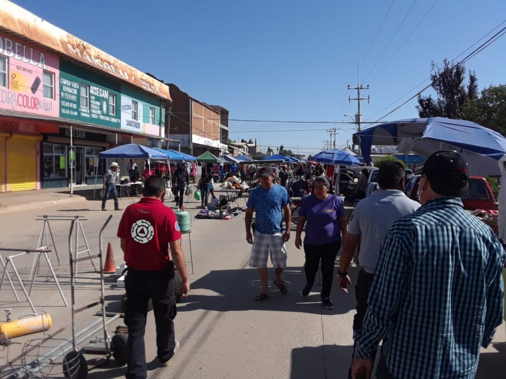 POLICÍA VIAL DE CUAUHTÉMOC MANTENDRÁ CERRADO EL PASO VEHICULAR EN TIANGUIS