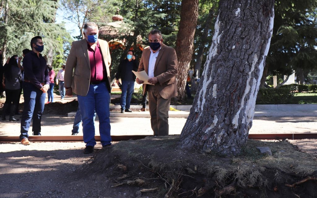 SUPERVISA PRESIDENTE MUNICIPAL AVANCE DE TRES OBRAS EMBLEMÁTICAS EN PROCESO