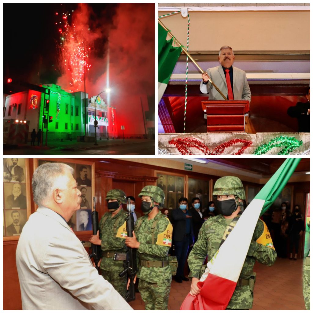 Alcalde Romeo Morales da el Grito de Independencia