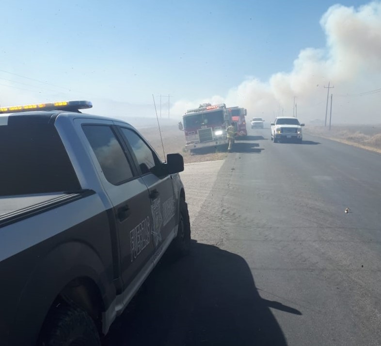 viento fuerte causó varios incendios en predios agrícolas