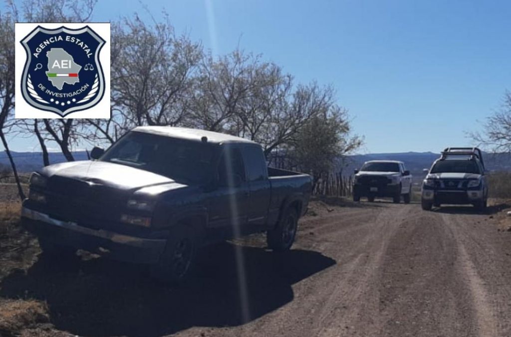 Encuentran abandonada pick up en Nonoava, cuenta con reporte de robo