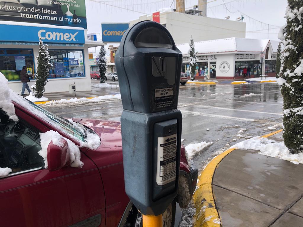 Reducen tarifa en parquimetros, pasa de 4 a 3 pesos por hora