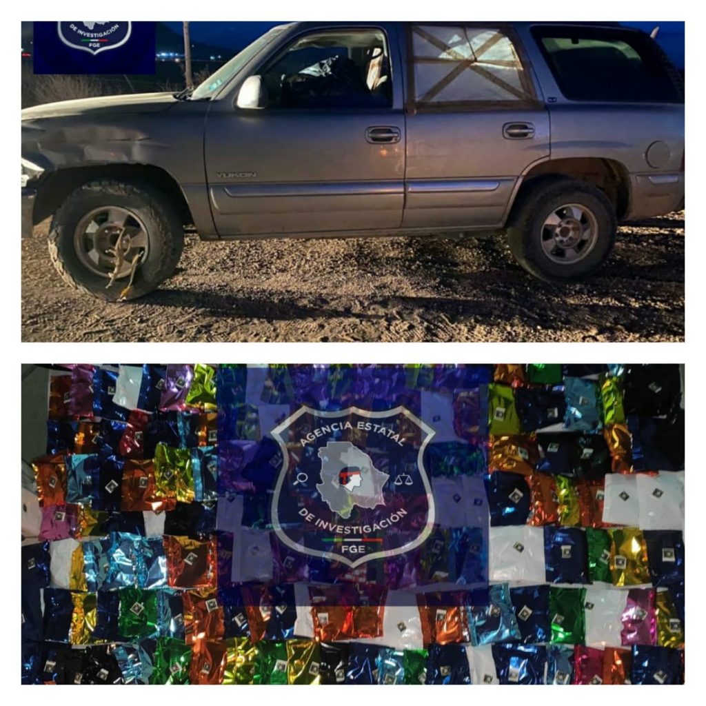 Aseguran en Cuauhtémoc camioneta cargada de droga en el Jorge Castillo Cabrera