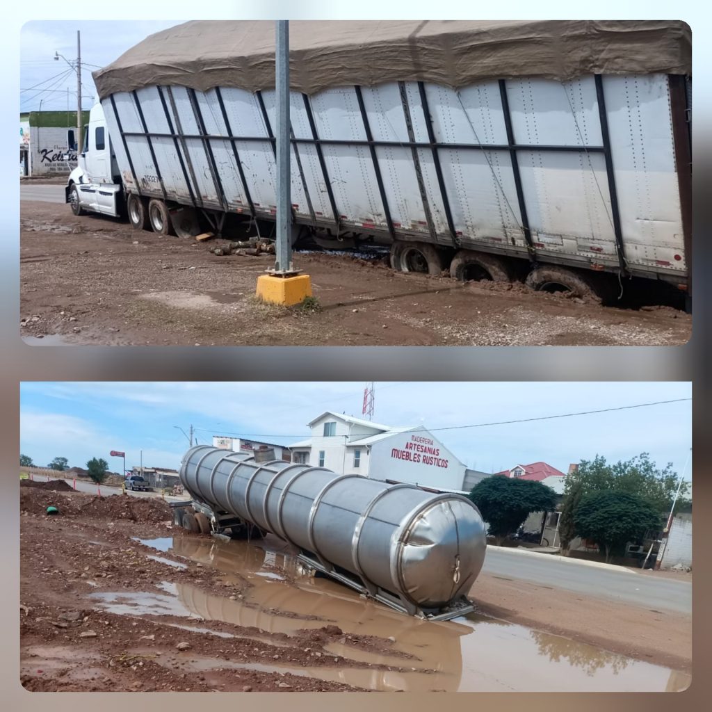 Sufren hundimiento unidades de carga en el Jorge Castillo