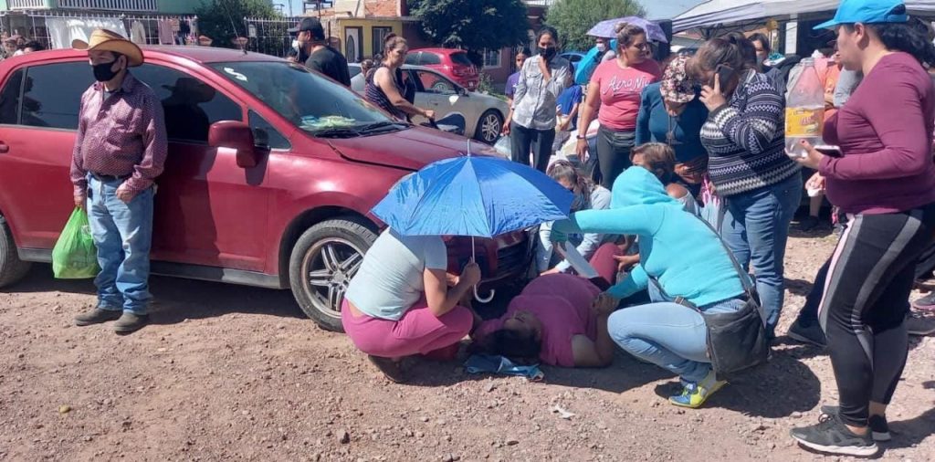 Mujer resulta lesionada tras ser arrollada en la colonia Reforma