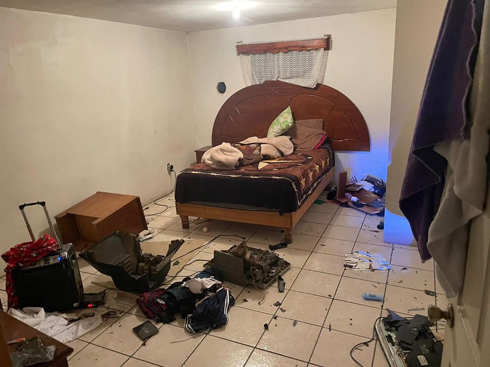 Sujeto golpea a su ex pareja y causa daños en su vivienda