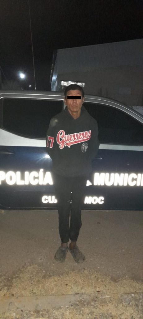 Lo detienen tras propinar golpiza a su pareja sentimental de 15 años de edad