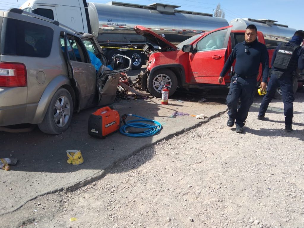 Dejó 5 muertos el choque de frente en el Corredor Comercial