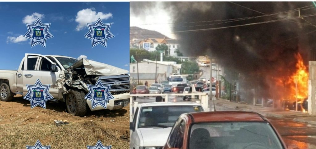 Localizan abandonada la pick up involucrada en privaciones de libertad e incendio de lote de autos