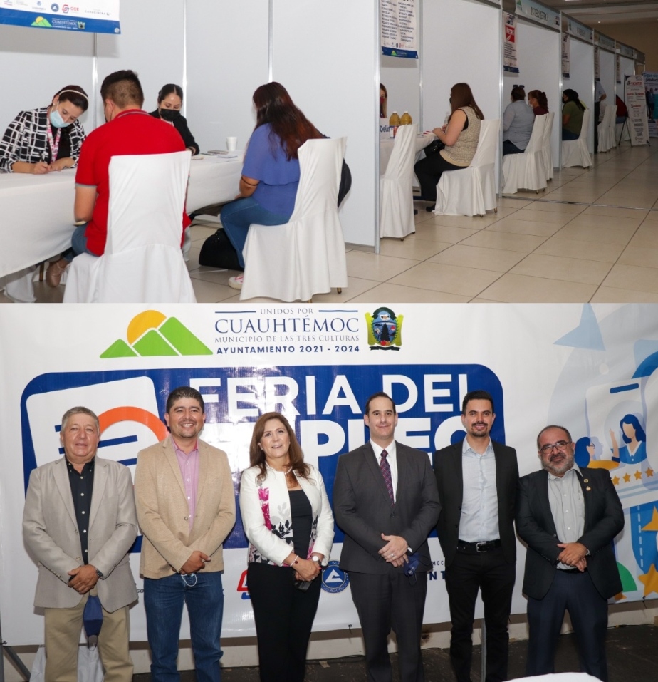 Realizan Feria del Empleo en Cuauhtémoc ofertan más de 800 vacantes