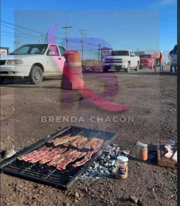 Se hizo “La carnita asada” en bache del Corredor Comercial