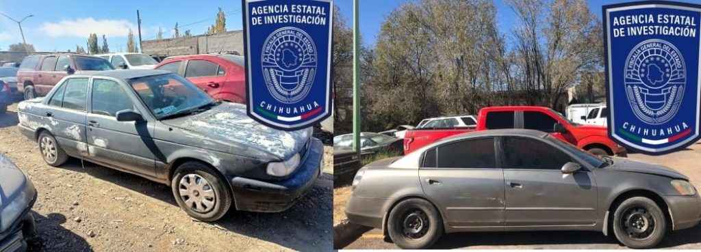 Aseguran  en Cuauhtémoc dos vehículos que fueron robados en Estados Unidos