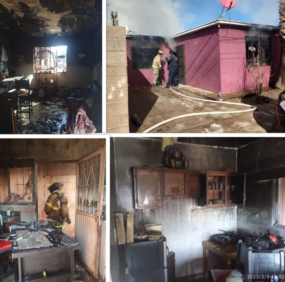 Reportan mujer grave tras incendiarse su vivienda de la colonia  Nuevo Milenio