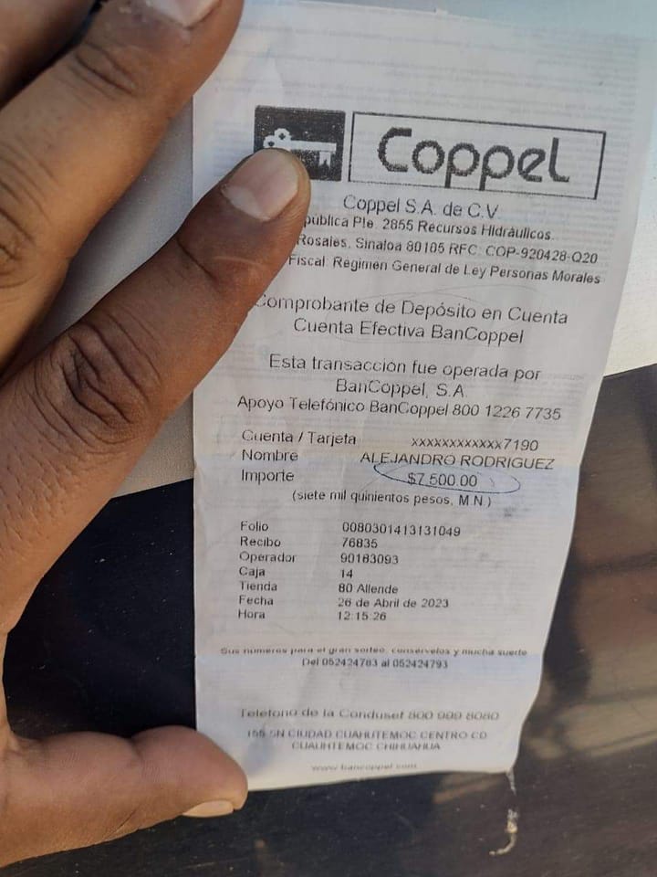 Recordó que no tiene familiares en Estados Unidos, después de caer en extorsión telefónica