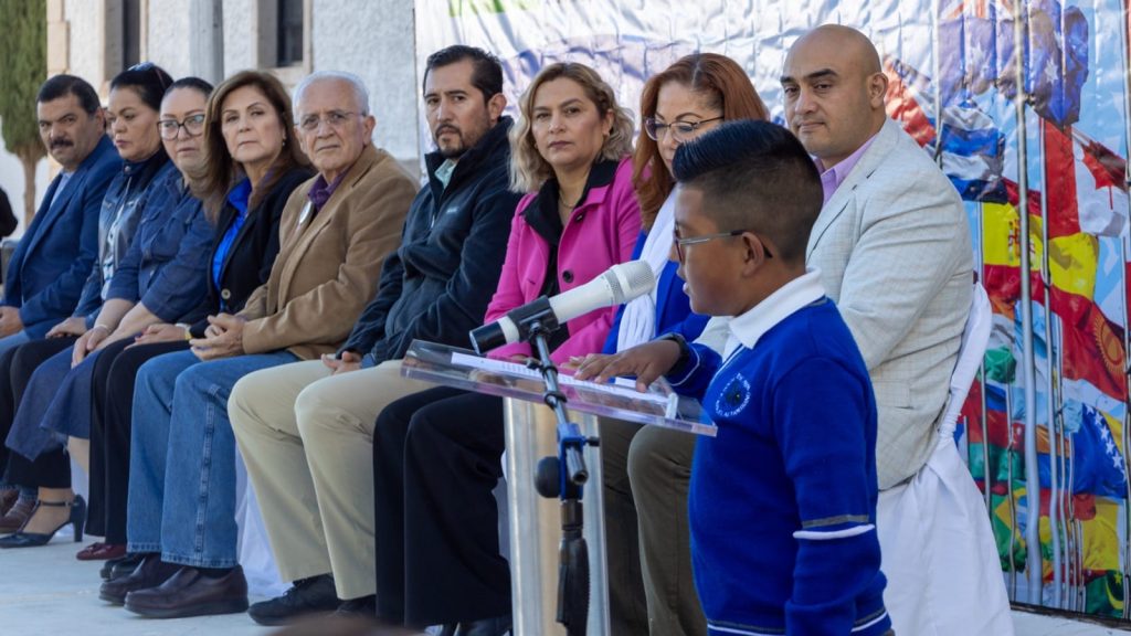 Realizan ceremonia cívica por el aniversario 78° de la ONU, en Cuauhtémoc