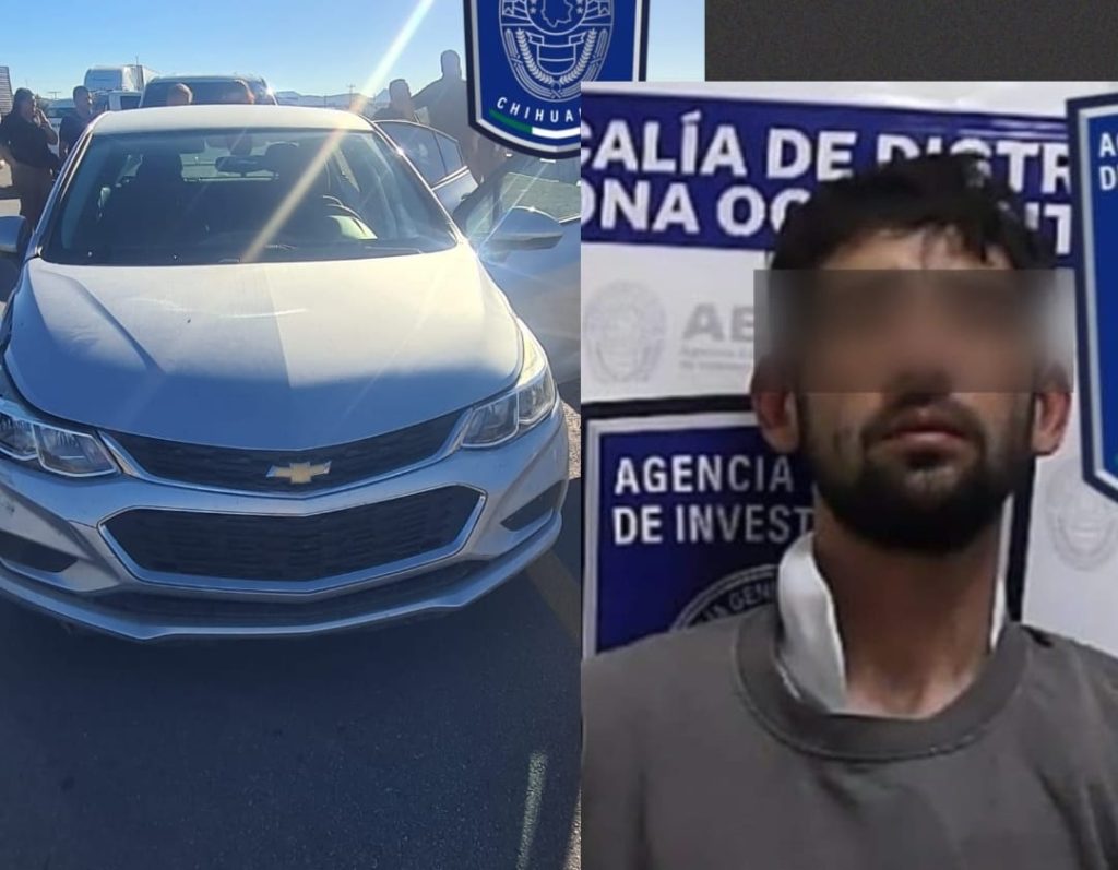 Persecución entre ministeriales y roba carro en Cuauhtémoc terminó en balacera en El Fresno