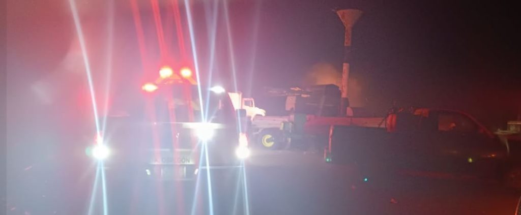 Reportan incendio en Rancho Guadalupe; presumen fue provocado