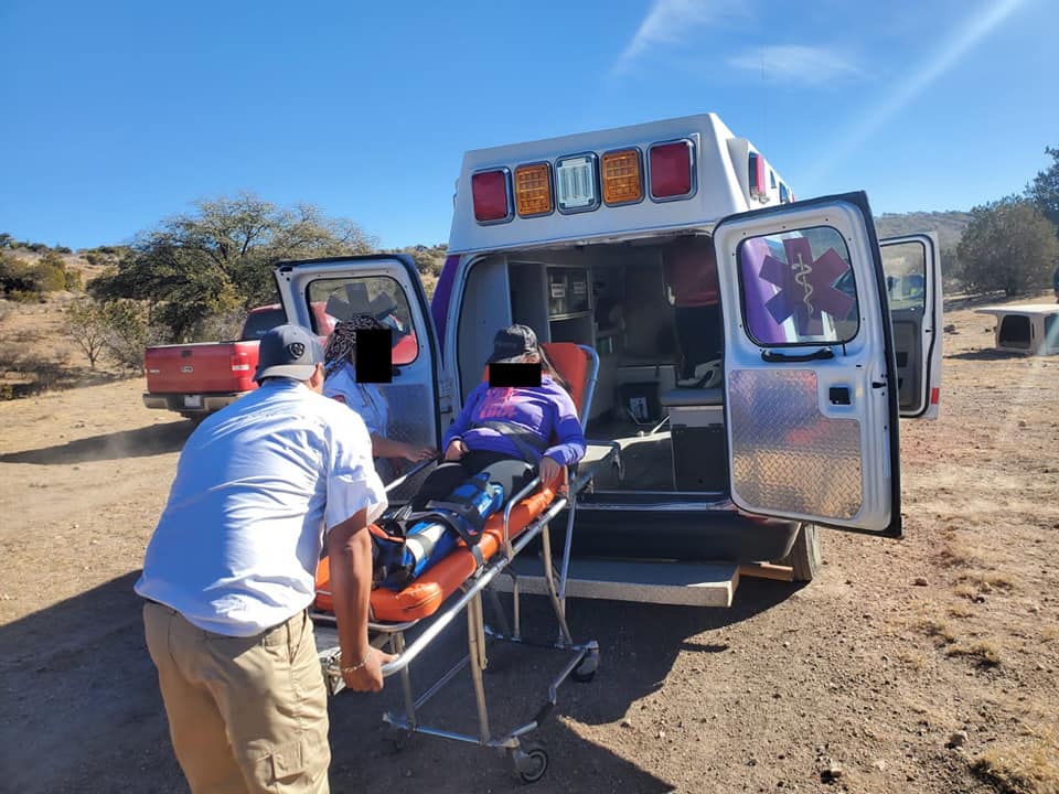 Exitoso rescate de senderista lesionada en la zona del cerro Del Pájaro