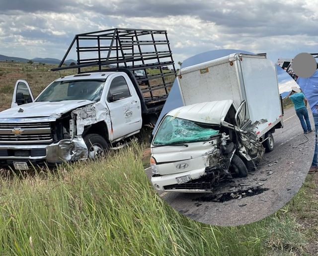 Choque de frente en el tramo Anáhuac a San Andrés deja dos lesionados