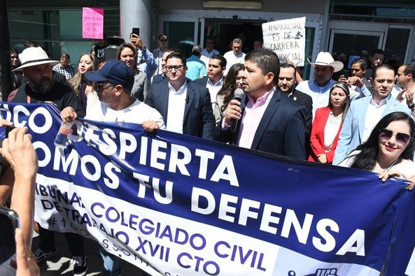 Reafirman apoyo a manifestantes en contra de Reforma Judicial