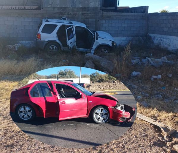 Niña y conductor de camioneta resultan lesionados tras choque y volcadura en la Jorge Castillo