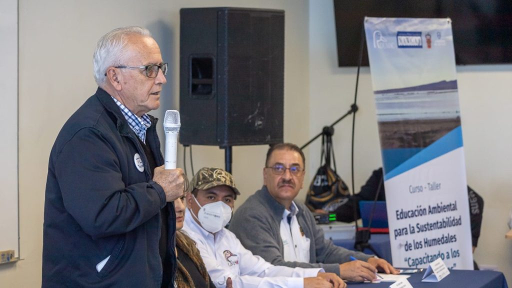 Imparten el curso “Educación Ambiental para la Sustentabilidad de los Humedales”, en Cuauhtémoc