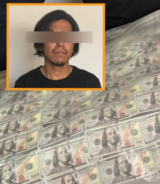Detienen en Ahumada a hombre con 20 mil 800 dólares falsos